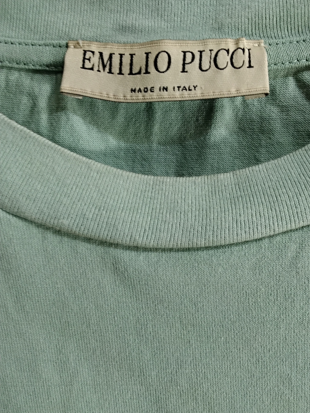 Emilio Pucci Mint Green Crewneck Top - Picture 4 of 5
